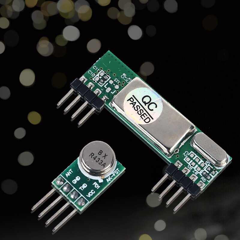 433Mhz Superheterodyne 3400 RF Transmitter&Receiver Link Kit ForArduino ARM MCU 