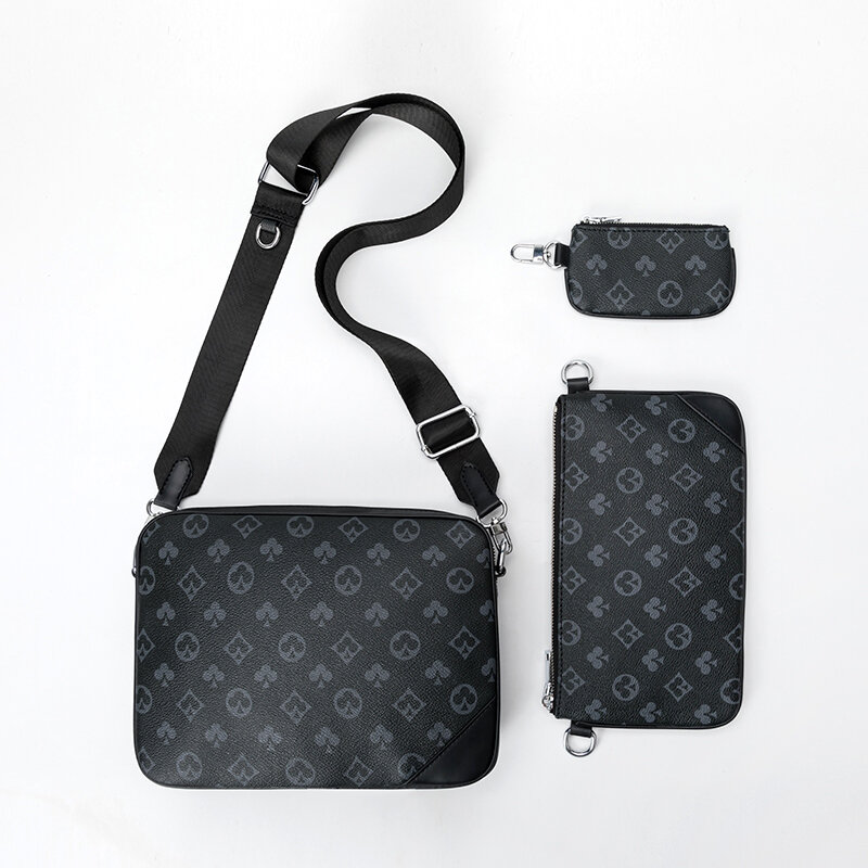 2020 nowa moda luksusowa marka projektant Messenger torby dla mężczyzn 3-w-1 Messenger torebki torby na ramię vintage kopertówki