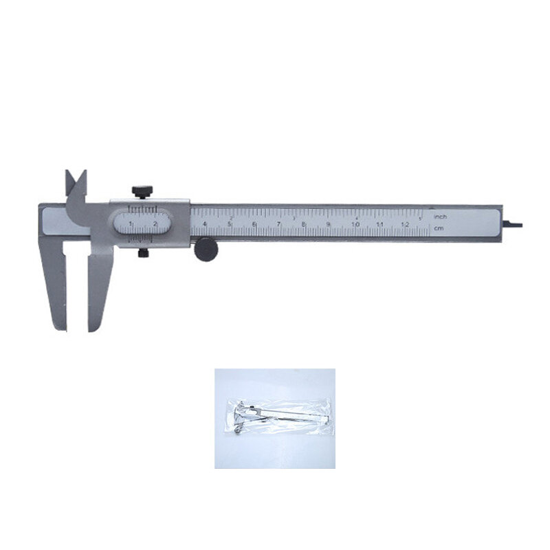 Ferramenta de medição de aço inoxidável de alta precisão, 0-120mm 4cr13 paquímetro vernier industrial