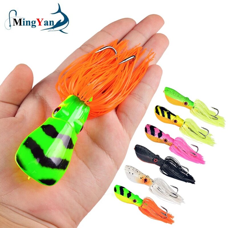 Lula isca de pesca 7cm 16.5g pique wobbler gabarito topwater flutuante isca artificial duro isca carpa truta pesca do mar equipamento pesca