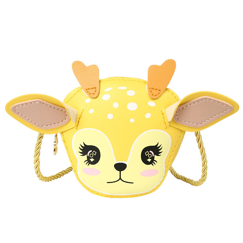 Cartoon Deer bambini Mini borse a tracolla borsa in pelle PU per bambina borsa a tracolla per bambini accessori principessa borse portamonete