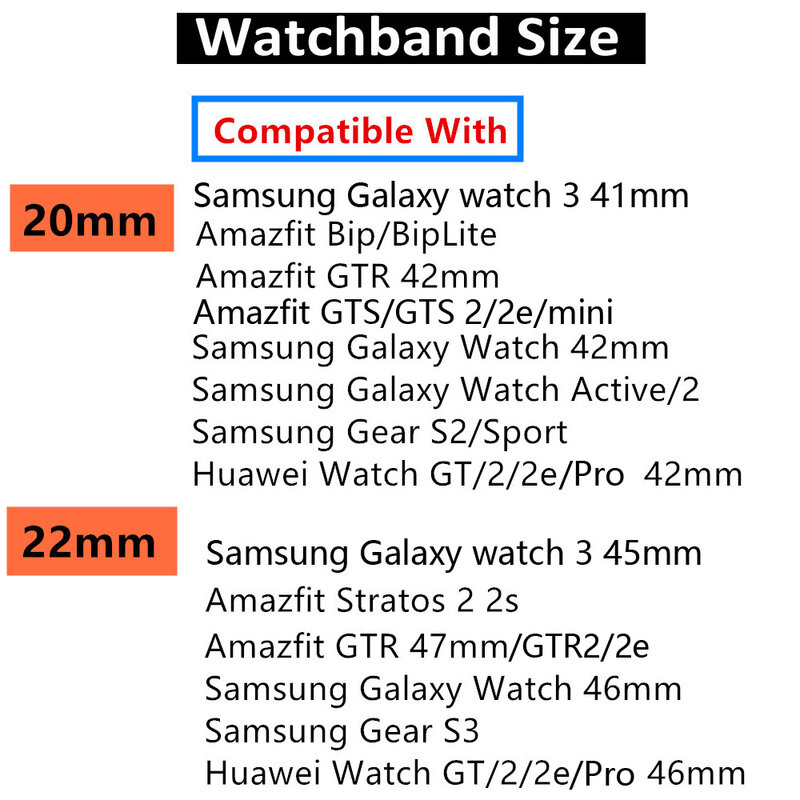 20mm/22mm Silicone band For Amazfit GTS/2/2e/GTS2 Mini/GTR 42mm/47mm/GTR2/2e/stratos 2/3 Sport Watch Bracelet Amazfit bip strap