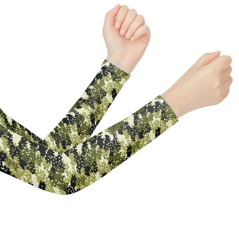Камуфляжный спортивный рукав для мужчин, наружный защитный рукав от солнца для верховой езды, скрытый рукав для рук с татуировкой, на лето