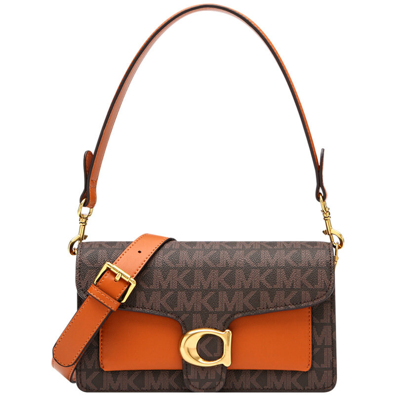 Женская сумка 2022, кожаная сумка на цепочке, сумка-багет через плечо, сумка-шоппер, женская сумка