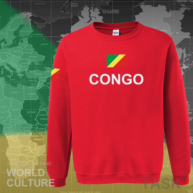 Congo republic Hoodie Menスウェットシャツ,新しいヒップホップストリートウェア,トラックスーツ,ネーションフットボールジャージ,スポーツウェア