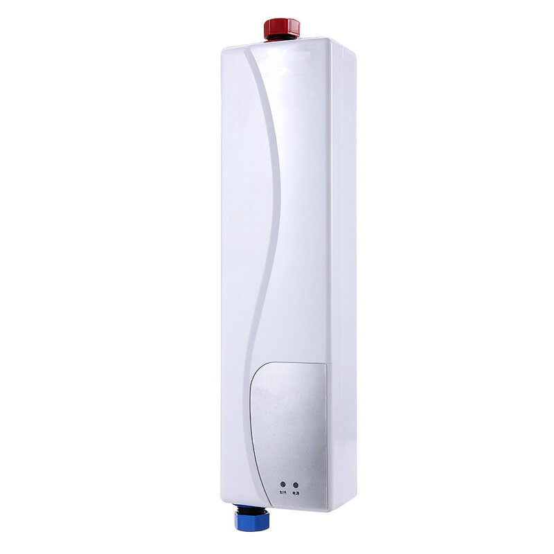 220V 3000W Electric Water Heater Instant Tankless Water Heater Indoor Water Heating EU Plug For Shower Kitchen Bathroom