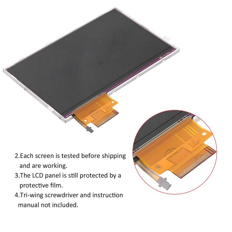 LCD Backlight Display LCD Screen Part For PSP 2000 2001 2002 2003 2004 Console Screen New Screens Professional Precise Design