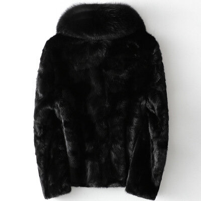 Tao Ting Li Na Women New Autumn And Winter Fox Fur Collar Mink Fur Coat H9