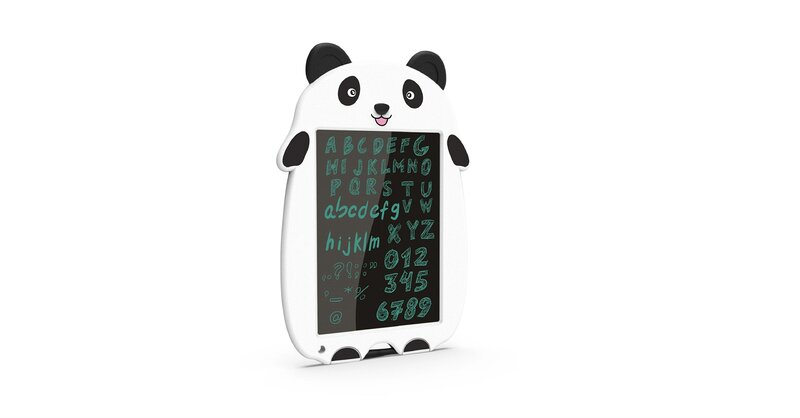 Tablet Tulis/Gambar Portabel 8.5 Inci Papan Latihan Grafik Digital Alas Belajar Anak Panda Lucu