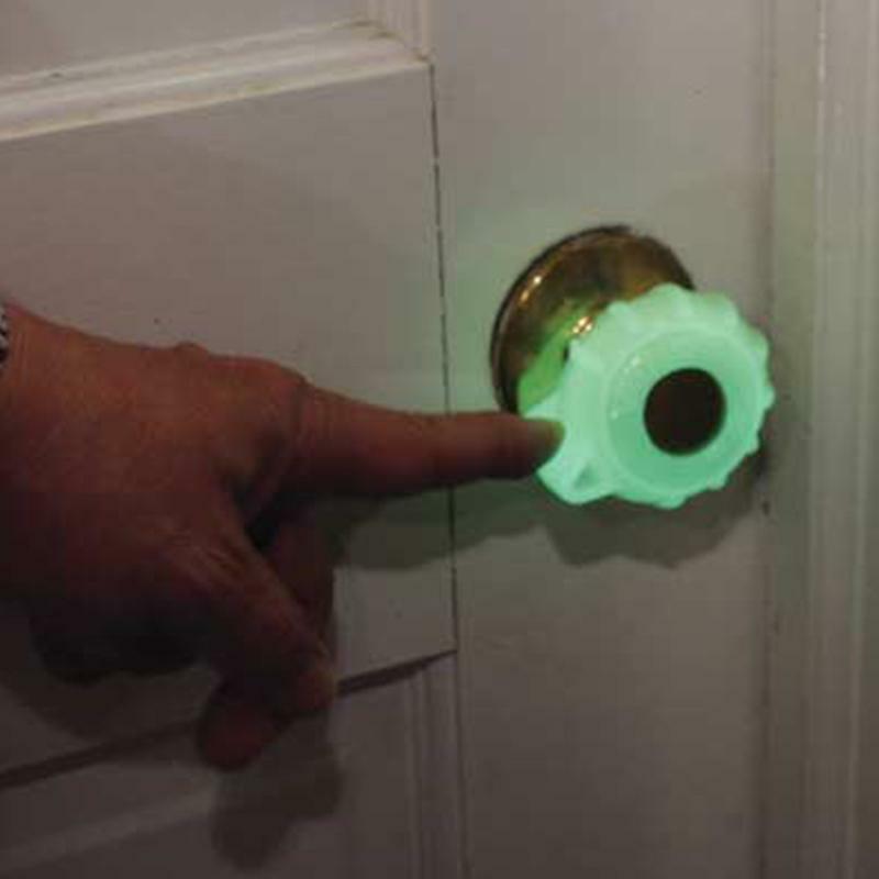 Puxador da porta aperto brilho no escuro se encaixa a maioria das portas de alta venda fácil suporte abertura dropship capacidade atacado quente
