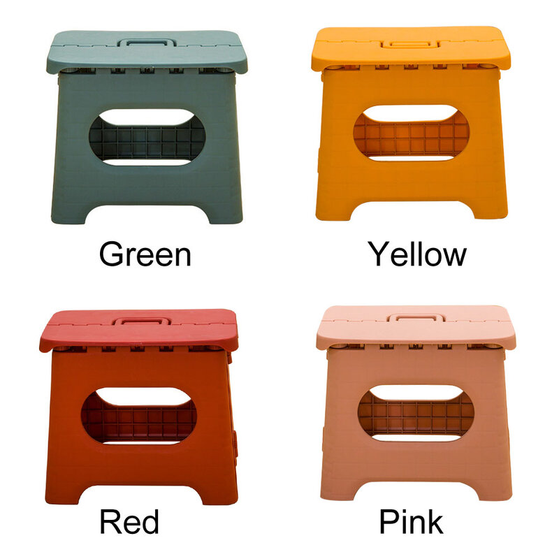 Portable Folding Step Stool Durable for Adults Children Home Travel Non Slip Safe Comfortable Heavy Duty Multifunction Chair