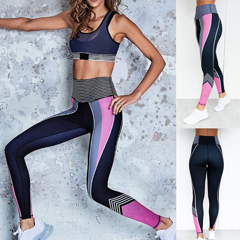Novo impresso magro yoga calças de moletom de cintura alta leggings femininas 3d impressão digital lápis nyz shop