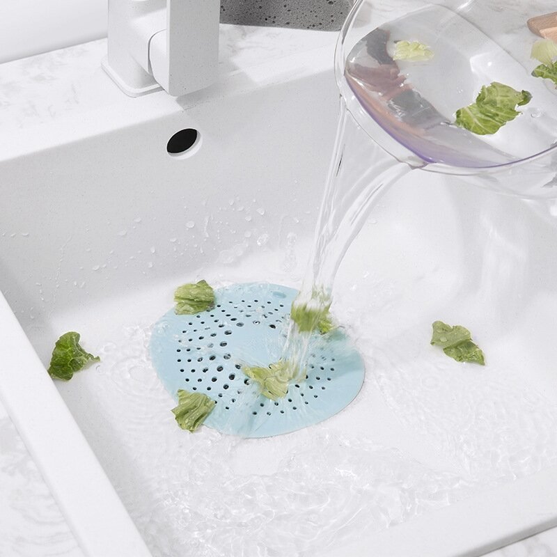 Accessorio per il bagno filtro per lavello da cucina scarico per doccia tappo per capelli tappo per scarico a pavimento per bagno filtro per lavello anti-intasamento