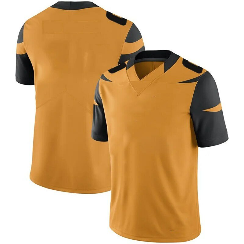 Dostosowane ściegu męskie koszulki futbol amerykański Missouri fani koszulki Crockett Moore Okwuegbunam Wehrli Floyd złoty Jersey