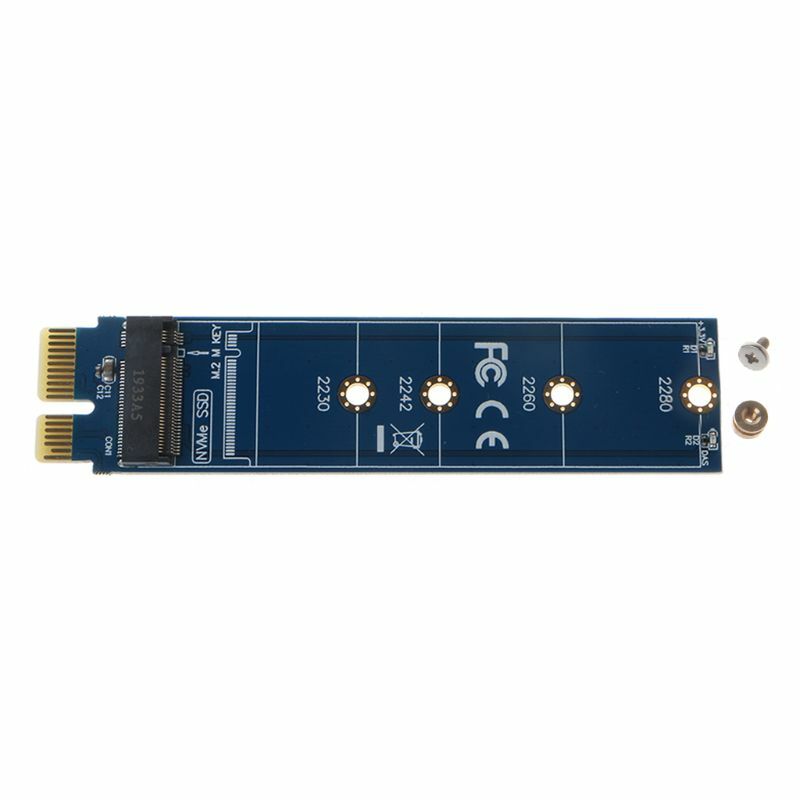 PCIE-M2 어댑터 NVMe SSD M2 PCIE X1 라이저 PCI-E PCI Express M 키 커넥터 지원 2230 2242 2260 2280 M.2 SSD