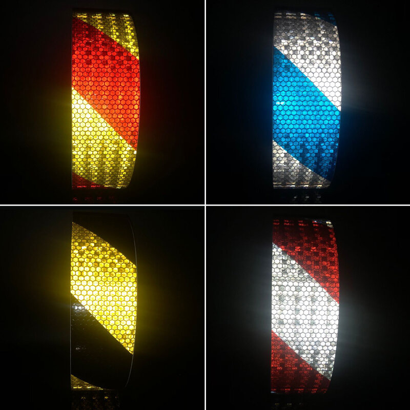 5cmx10m Car Reflective Material Tape Sticker Automobile Motorcycles Safety Warning Tape Reflective Film Car Stickers