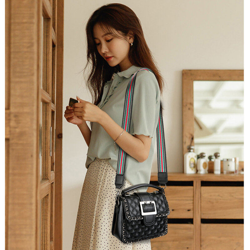 Moda Crossbody torebki damskie 2021 luksusowe torebki damskie torebki markowa skóra ekologiczna kobiece torby listonoszki podróżne
