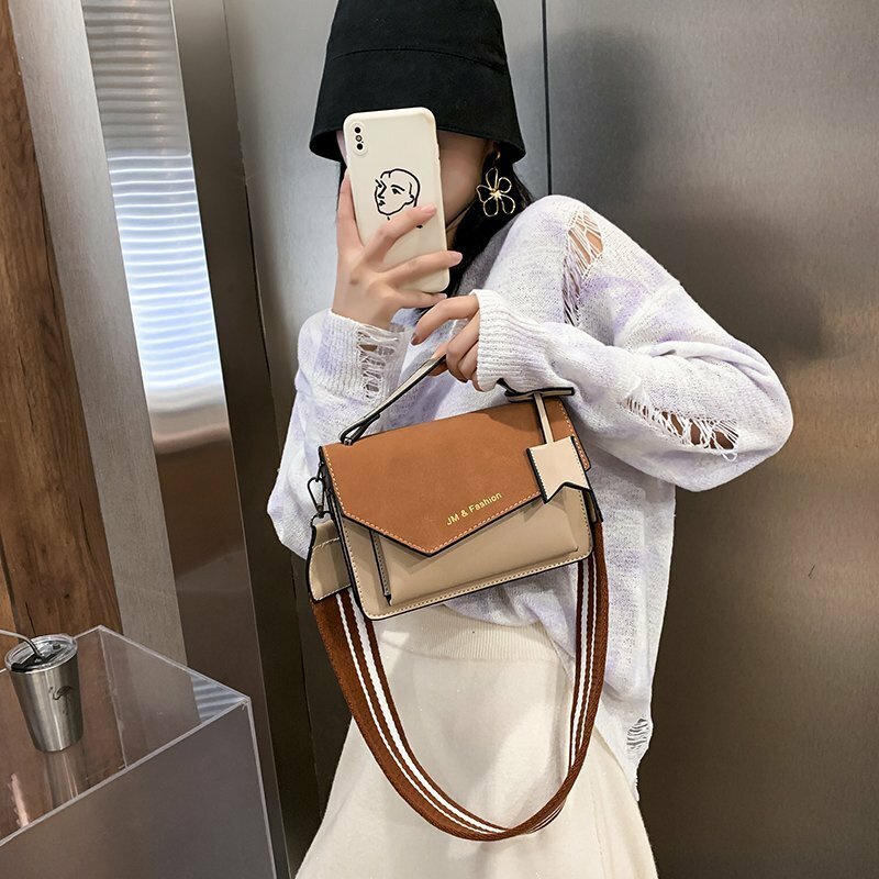 Bolsa feminina de luxo, pequena bolsa de mão em couro artificial, de alta qualidade, estilo vintage