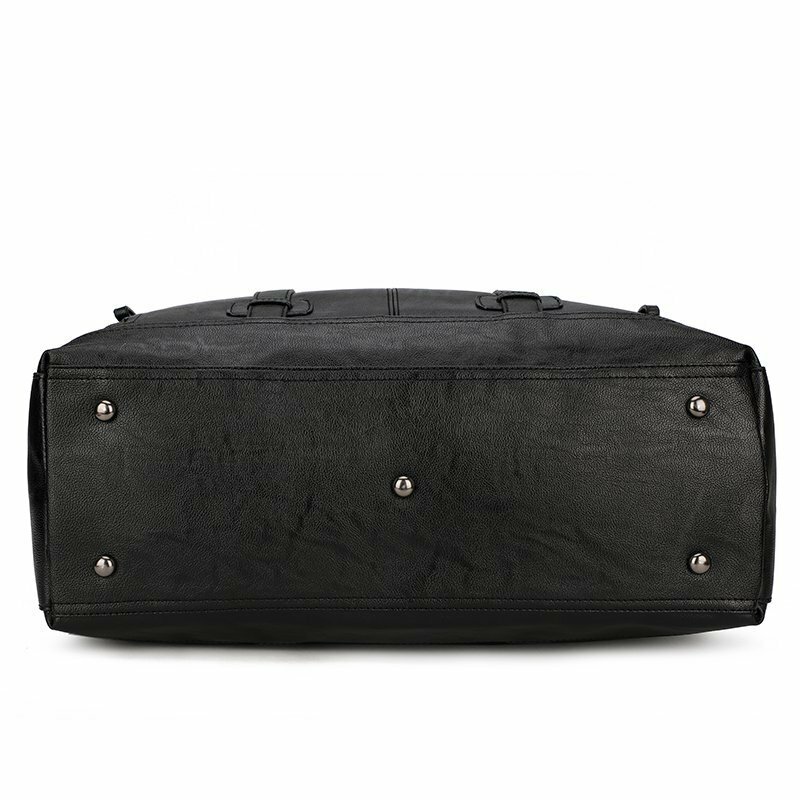 YILIAN High quality leather men's travelling bag leisure fashion large capacity portable multi function computer business