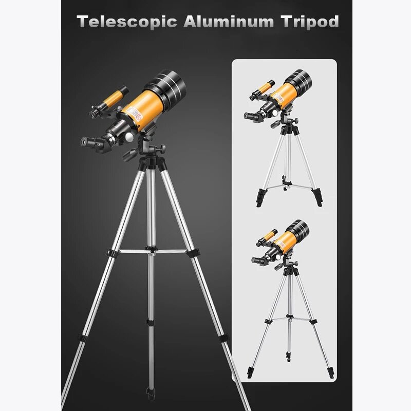 150x zoom telescópio astronômico profissional binóculos de espaço poderoso monocular hd visão noturna presentes para a lua estrela turismo