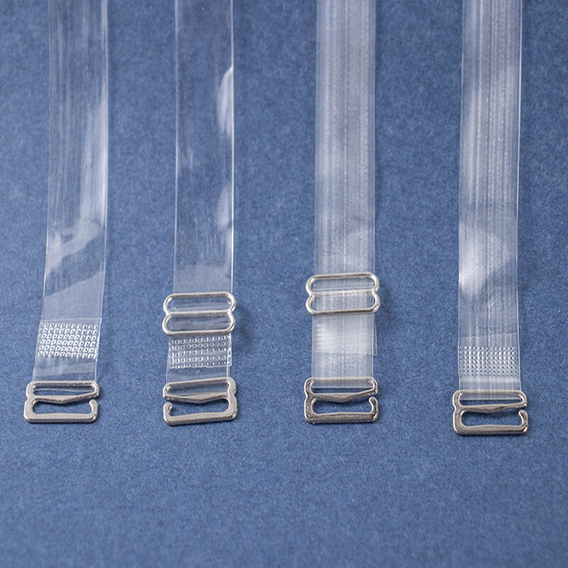 1/2/3 Pairs/set Clear Bra Straps Transparent Invisible Detachable Adjustable Silicone Women's Elastic Belt Intimates Accessories