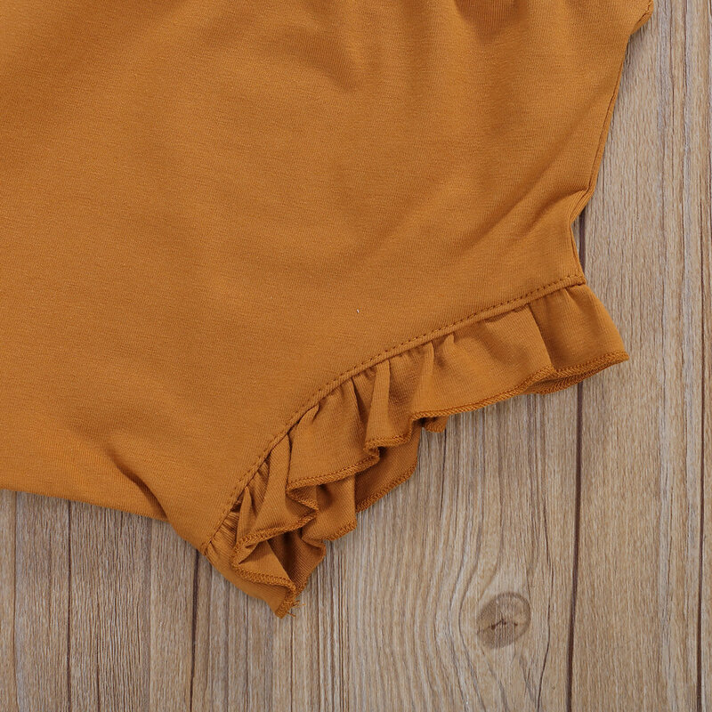 0-18m verão adorável infantil bebê meninas conjuntos de roupas carta impressão manga curta macacão topos sólidos shorts bandana 3pcs roupas