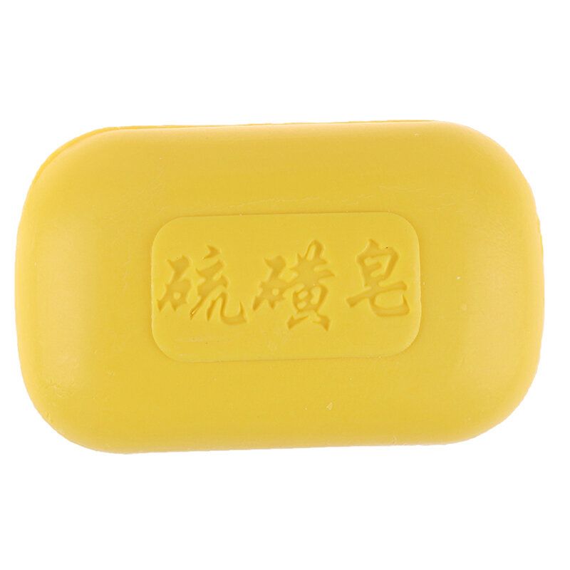 1Pc 85g Shanghai siarkowe mydło do kąpieli do pielęgnacji czyszczenia skóry przeciwgrzybiczej zdrowe