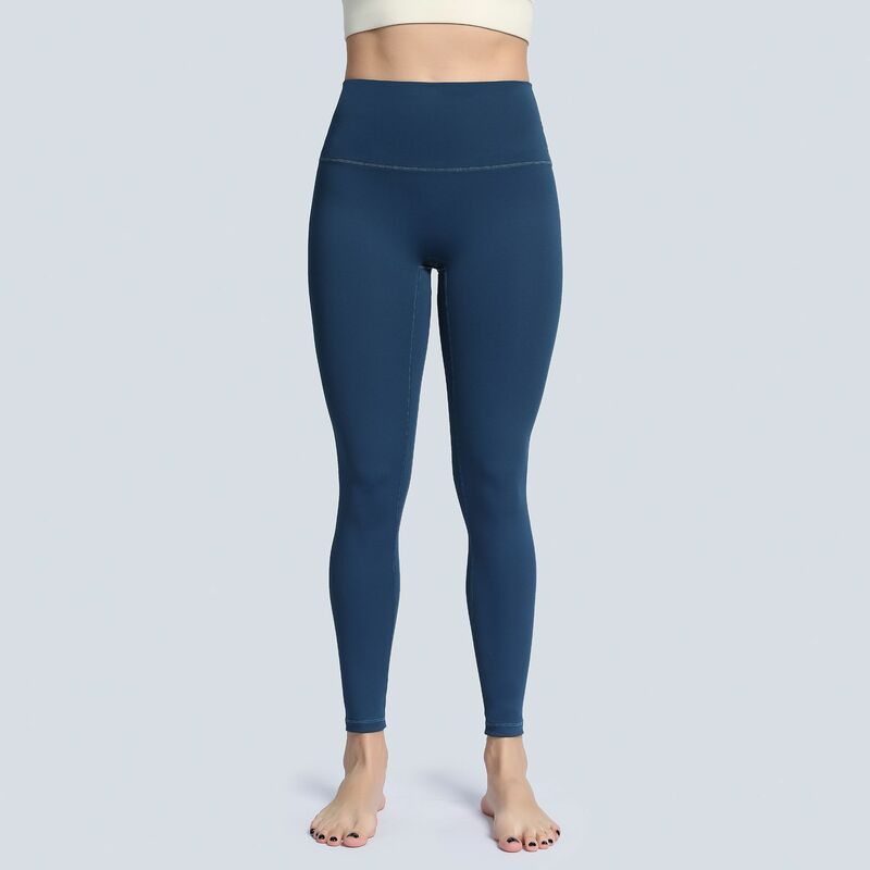 Nylon Yoga Leggings Women Gym Fitness Pants Push Up Workout Tights Slim Sports Wear Stretchy High Waist Running Leggings
