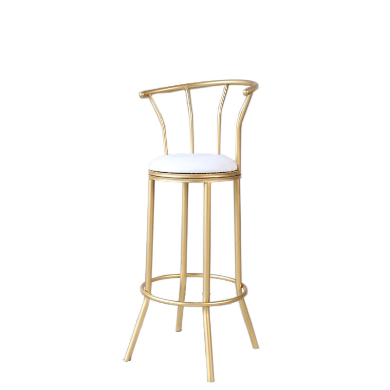 Chaise nordique en fer forgé, tabouret de Bar créatif en métal, chaise haute pour la réception du café, la maison