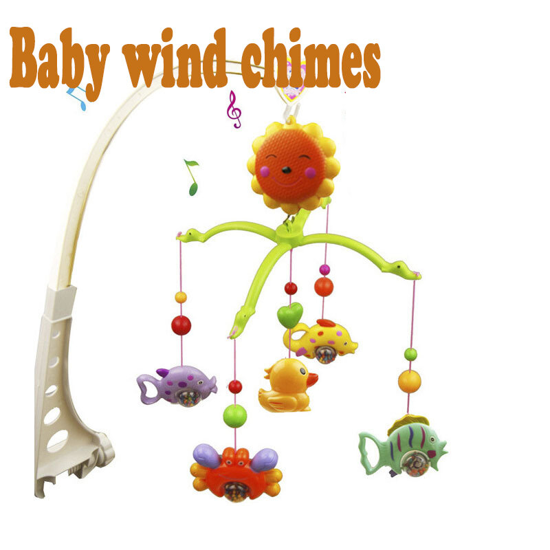 Cloche de lit pour nouveau-né, jouet Musical pour enfants, hochets, carrousel suspendus, jouets éducatifs pour bébé