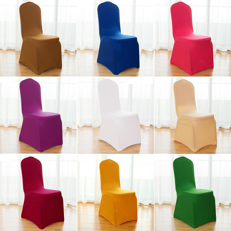 Wedding  dining chair cover stretch conference hotel conjoined restaurant general exhibition banquet universal stool chair cover