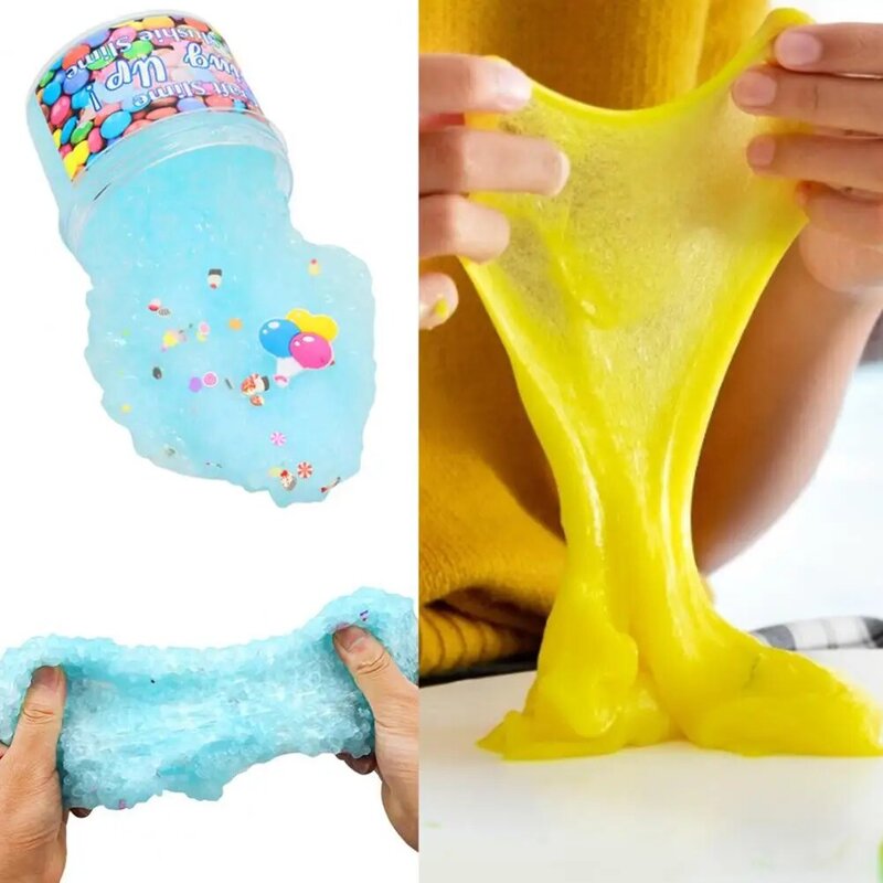 Juguete de Slime de 50ML, suave, seguro, regalo de cumpleaños, masilla flotante, juguete de Slime para relajarse