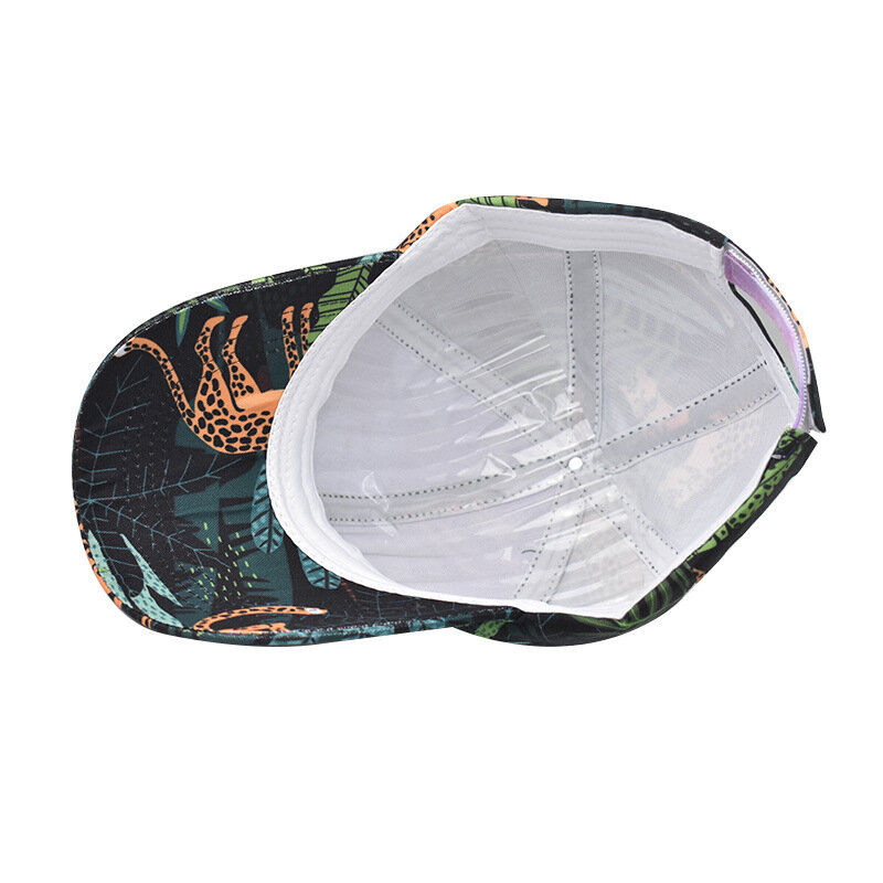 Unisex 야구 모자 여자 그라디언트 색상 조정 가능한 야외 태양 모자 학생 피크 고라 맞춤 인쇄 된 Snapback Casquette