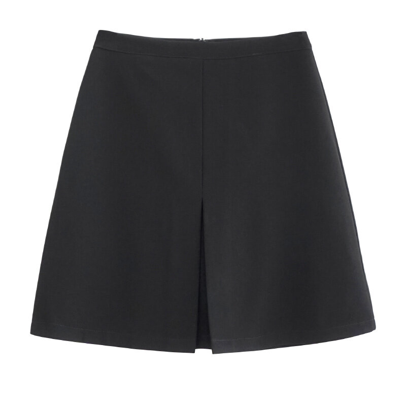 Falda de cintura alta para mujer, pantalón corto, elegante, envolvente a la cadera, antiligera, de verano, 2021