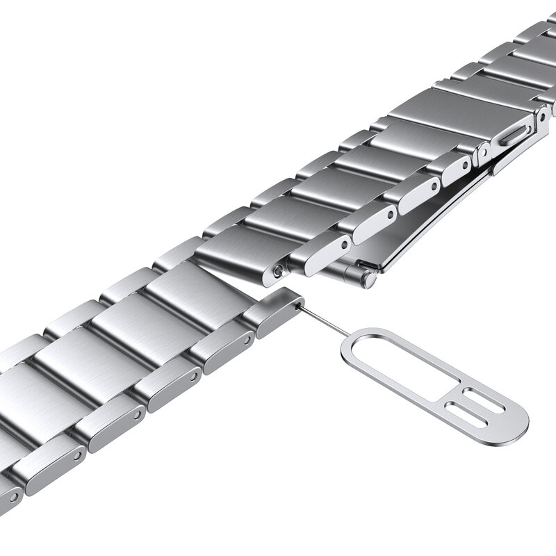 ANBEST compatibile per Garmin fenix6S /fenix5S/fenix5S plus 20mm cinturino in acciaio inossidabile per sostituzione cinturino fenix 6S