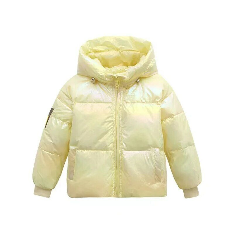 Abrigo grueso y cálido para niños, Parka con capucha para bebé, versión larga, abrigo de plumón, ropa para niños de 2 a 14 años