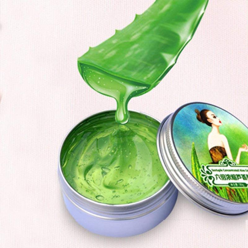 99% Pure Aloe Vera เจลครีมมังสวิรัติ Soothing Gel Moisturizer ผิวสิว Oil Control Soothing Moisturizing Face Care