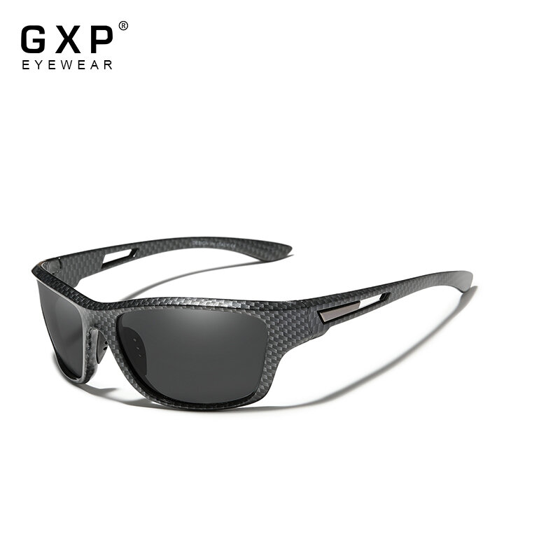 GXP Ultralight Bingkai Kacamata Terpolarisasi Pria Fashion Baru Olahraga Gaya Square Sun Kacamata Male Perjalanan Luar Ruangan UV Kacamata
