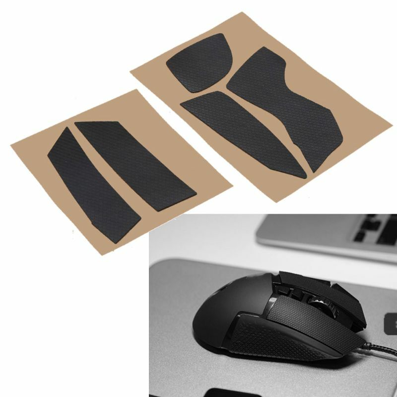 핫라인 게임 마우스 스케이트 사이드 스티커 Anti-slip Tape For logitech G502 마우스 드롭 배송