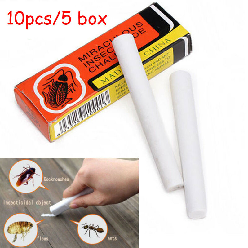 10 sztuk insektycyd Pen magia Insect Pen kreda narzędzie zabij karaluch Roaches Ant wszy Flea Bugs Инсектицидная Ручка