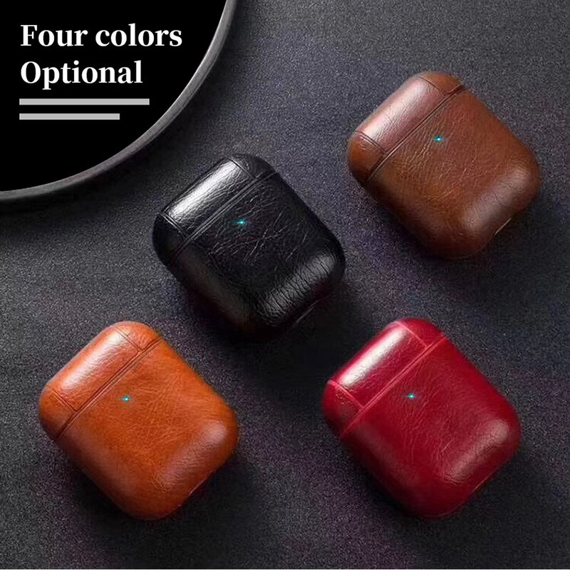 Headphone cover/case/adapter airpods/case cover funda airpod/airpods 2 case ear/air pods case leather For Apple Airpods 2/1