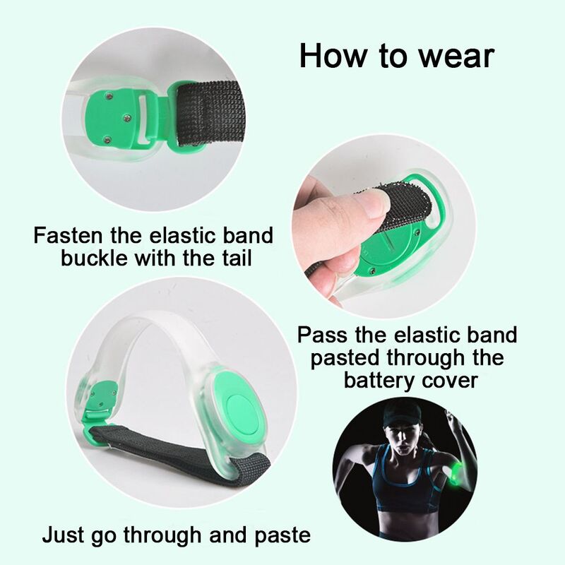 Party Supplies Luminous Bracelet Night Warning Wristband Running Arm Belt Outdoor Sports Night LED Light Up Armband