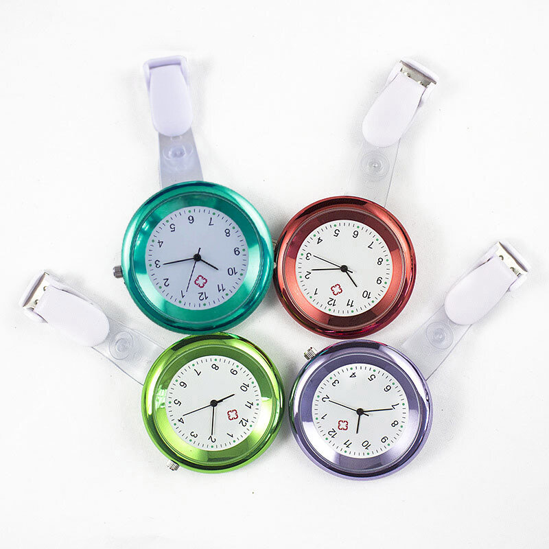간호사 시계 브로치 실리콘 클립 감염 제어 디자인 간호사 의사 응급 처치 브로치 Fob Watch NYZ Shop