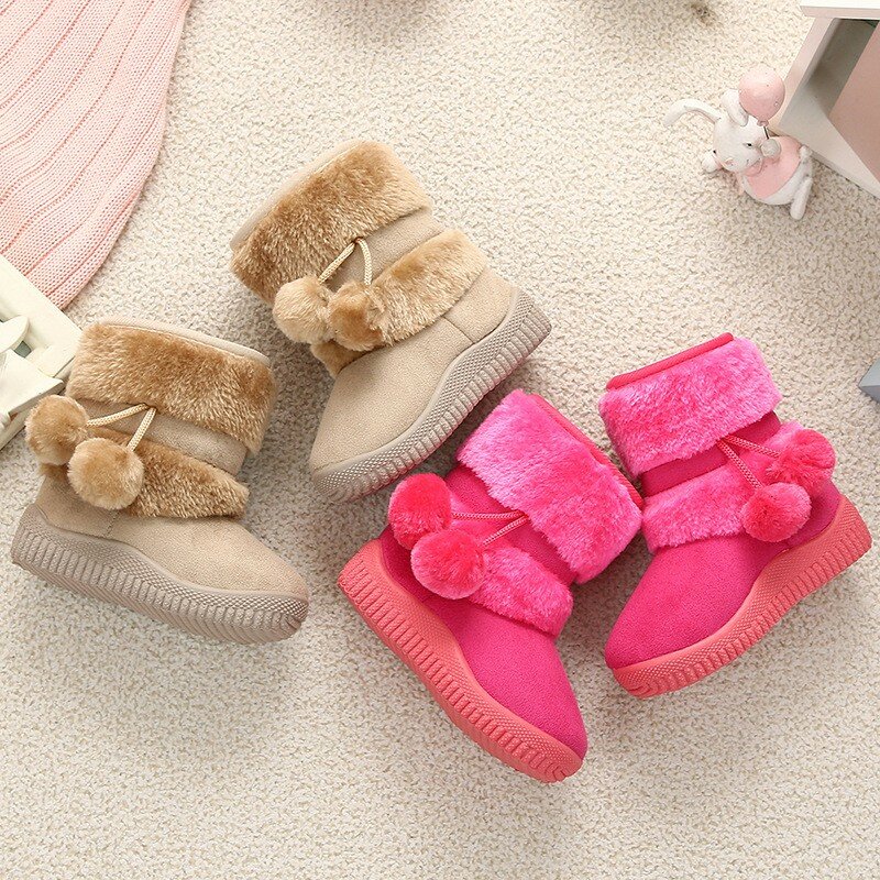 Novo crianças botas para meninas da criança sapatos 2020 inverno pelúcia quente crianças botas bota infantil couro do plutônio botas de neve do bebê para meninos