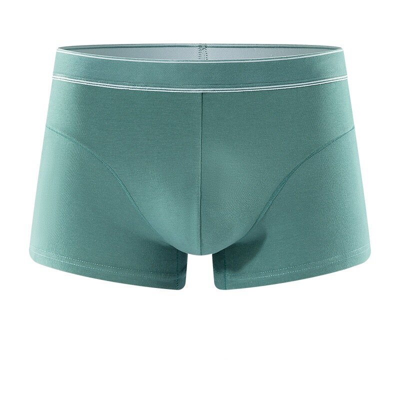 3Pcs/Lot Mens Underwear Soft Boxers Man Breathable Panties Solid Men Shorts U Convex Pouch Solid Color Male Underpants