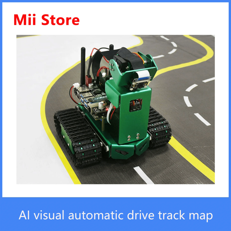 Yahboom piloto automático mapa para jetbot ai robô carro treinamento visual linha de rastreamento patrulha