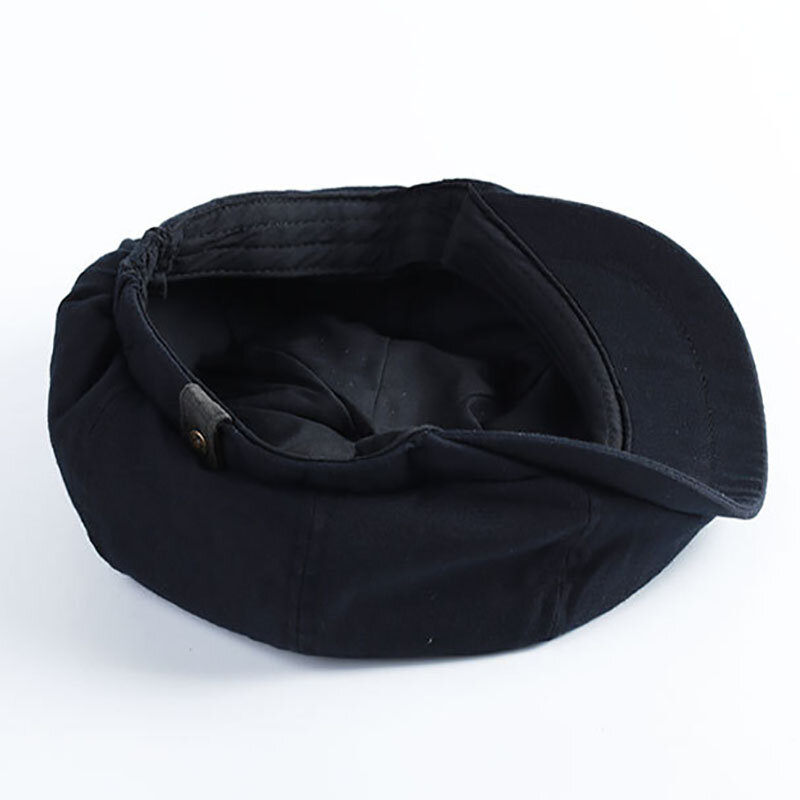 Czapka gazeciarza w stylu brytyjskim męska bawełniana czapka Ascot Beckham Khaki męska wiosna lato Vintage Brand New ośmiokątna płaska czapka