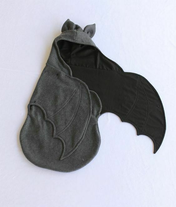 Pudcoco Pasgeboren Baby Slaapzakken Baby Zachte Katoenen Inbakeren Deken Wrap Cartoon 3D Wing Bat Deken Slaapzak 0-6M
