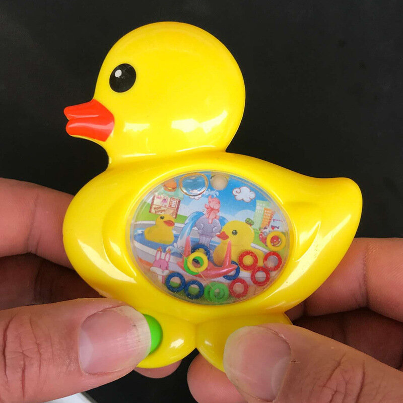 Menumbuhkan Mainan Kemampuan Berpikir Anak Melempar Cincin Air Mesin Permainan Genggam Bayi Mainan Permainan Interaktif Orang Tua-anak Warna Acak