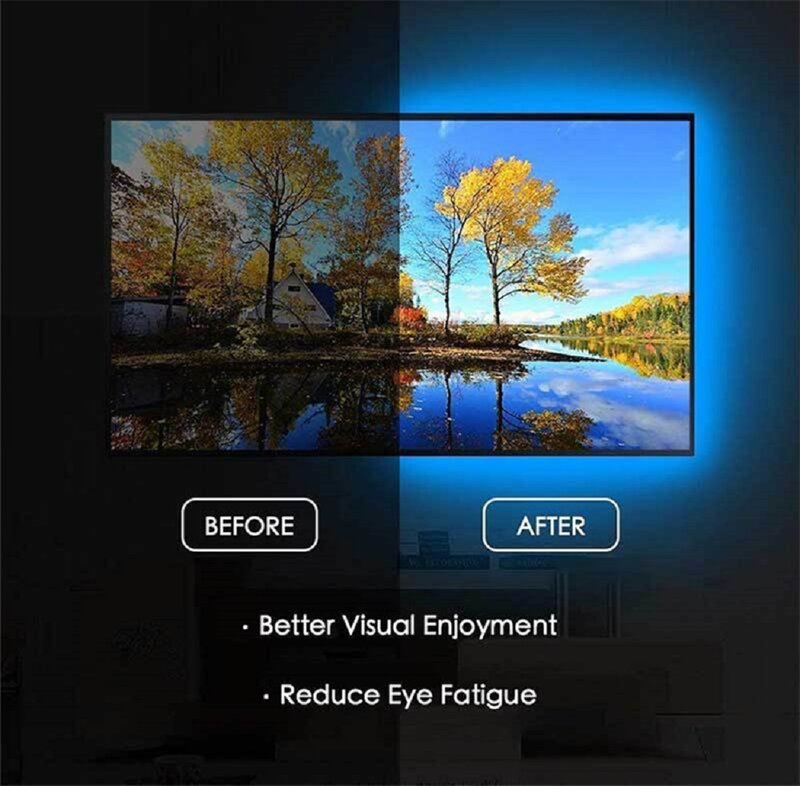 Led Strip Verlichting Rgb 5050 Bluetooth Met Afstandsbediening Lichten Decoratie Voor Tv Computer Slaapkamer Achtergrond Decoratie Ondersteunt Usb Fle